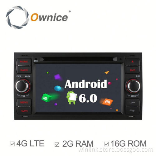 Ownice 4 Core Android 6.0 car GPS video RADIO for Ford Old Focus support TV OBD DAB GPS NAVI RADIO Built 4G LTE